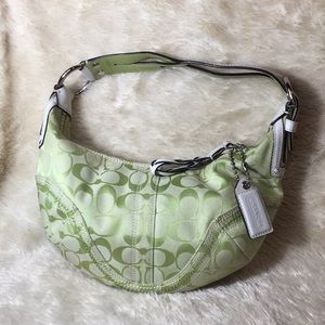 ⬇️Coach signature Soho Hobo small purse # 10599